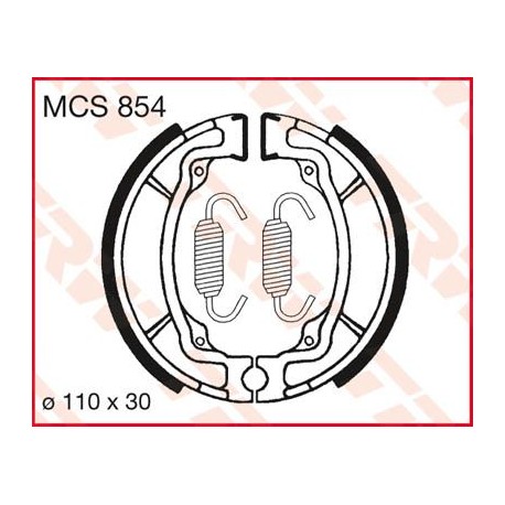 BRAKE SHOES TRW MCS854