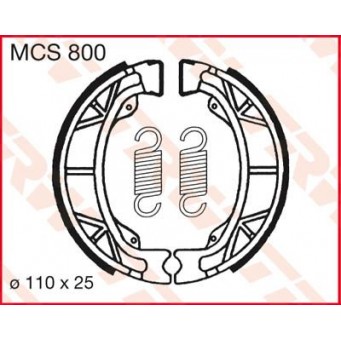 BRAKE SHOES TRW MCS800