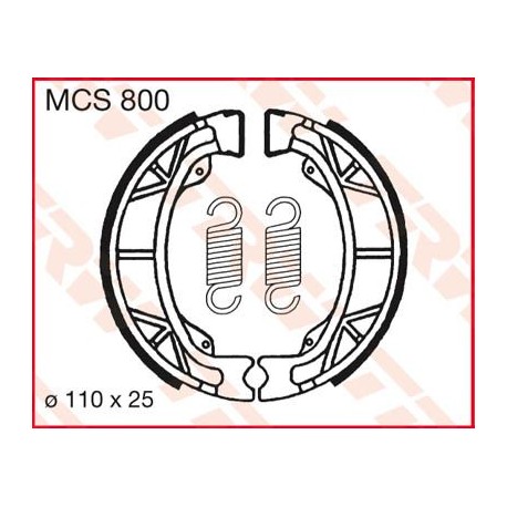 BRAKE SHOES TRW MCS800