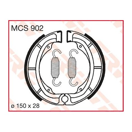 BRAKE SHOES TRW MCS902