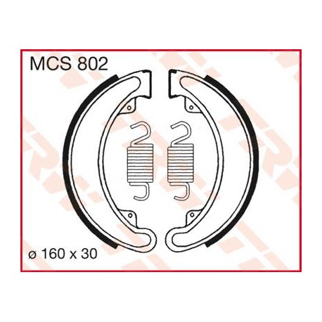 BRAKE SHOES TRW MCS802