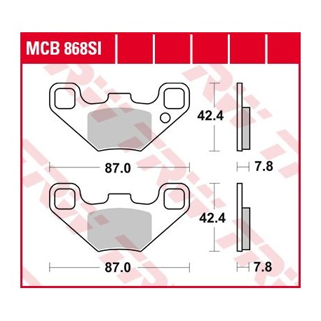 BRAKE PAD SINTER OFFROAD