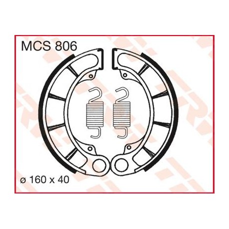 BRAKE SHOES TRW MCS806