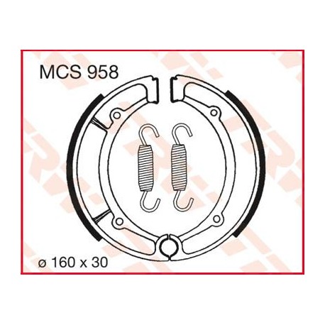 BRAKE SHOES TRW MCS958