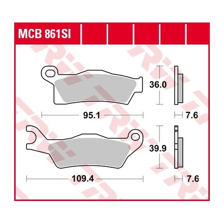 BRAKE PAD SINTER OFFROAD