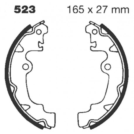 EBC BRAKE SHOE