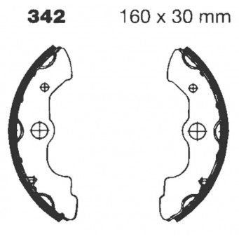 EBC BRAKE SHOE