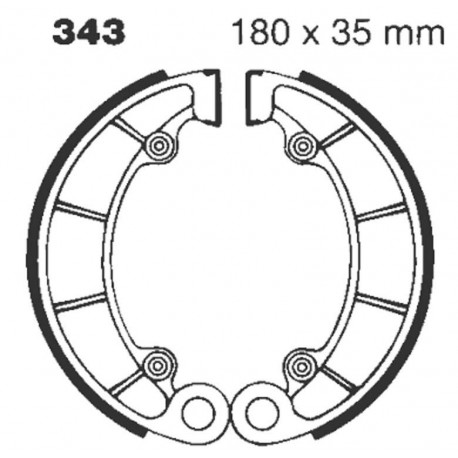 EBC BRAKE SHOE