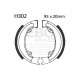 BRAKE SHOE GROVED