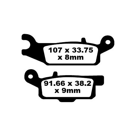 BRAKE PAD EBC FA446R