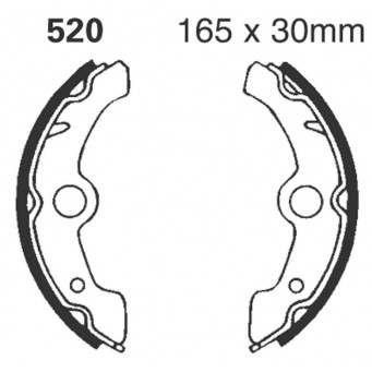 BRAKE SHOES EBC 520G