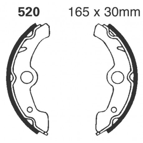 BRAKE SHOES EBC 520G