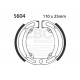 BRAKE SHOE GROVED
