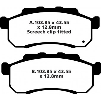 BRAKE PAD EBC FA476