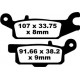 BRAKE PAD EBC FA445R