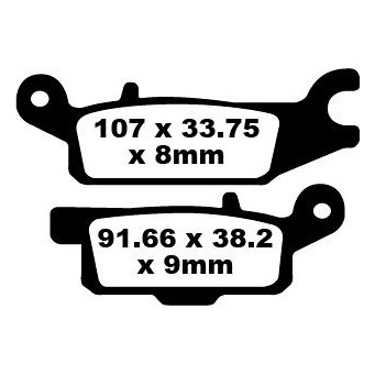 BRAKE PAD EBC FA445R