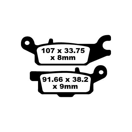 BRAKE PAD EBC FA445R
