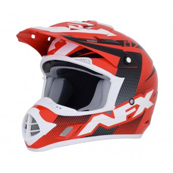 HELMET FX17 RD/BK/WH 2XL