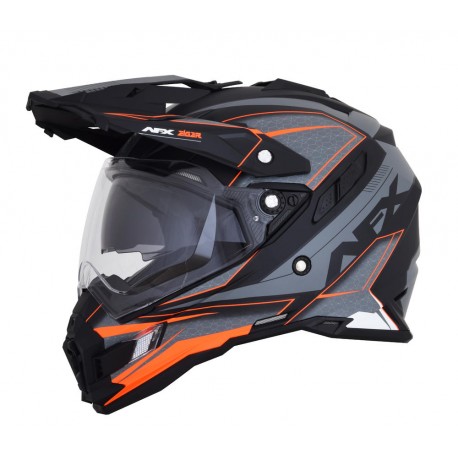 HELMET FX41 FR-GY/N-OR XL