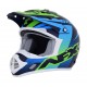 HELMET FX17 NAV/GN/BL MD