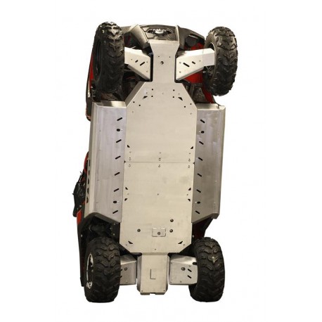 OSLONY SPODU Polaris RZR 800, Aluminium