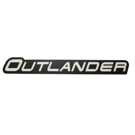 Front Side Decal, Outlander XTP Black/Yellow