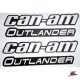 CAN-AM Decal Kit Model Black-Yellow