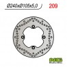 TARCZA HAMULCOWA HONDA XL 600 650 700 CB 500 93-03 CB 750 92-95 TYL