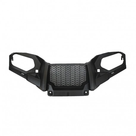 BUMPER, FRONT FASCIA, BLACK