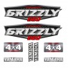 ZESTAW NAKLEJEK YAMAHA GRIZZLY 660 SREBRNA