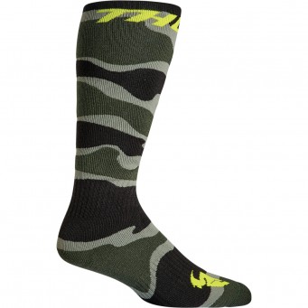 SKARPETY THOR CAMO ZIELONO CZARNE ROZ 38-43