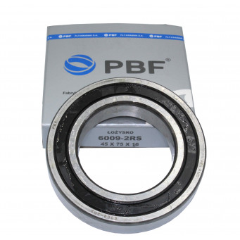 LOZYSKO 45 75 16 6009 2RS PBF FŁT KRYTE
