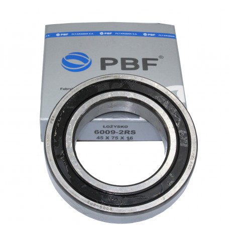 LOZYSKO 45 75 16 6009 2RS PBF FŁT KRYTE