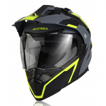 KASK ACERBIS FLIP CZARNO SZARY ROZ XL