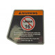 Warning Decal, Death And Injuries Outlander North America