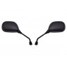 LUSTERKO UNIWERSALNE CZARNE KOMPLET M8 QUAD MOTOCYKL