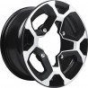 FELGA CAN AM 12" CZARNO SREBRNA PRZOD ORYGINALNA