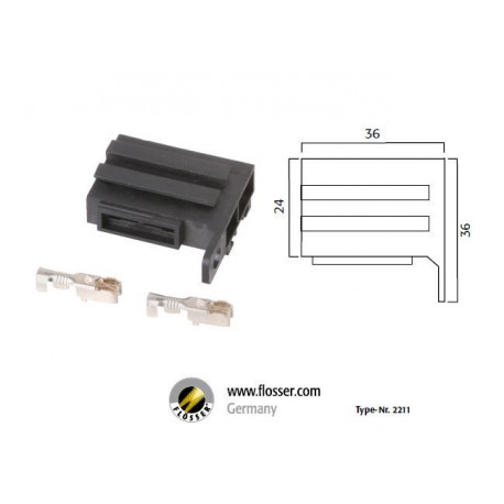 FUSEHOLDER STANDRD W/ CRIMP