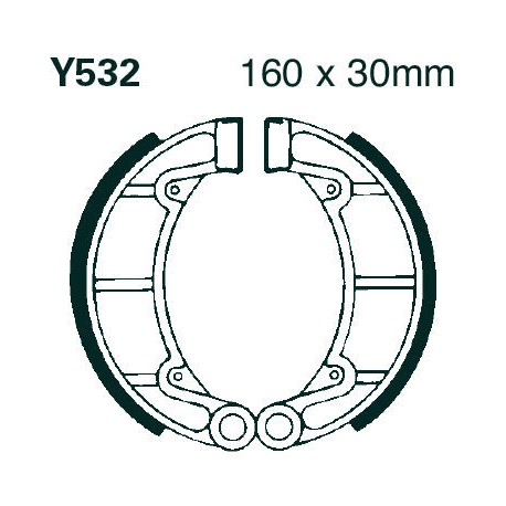 BRAKE SHOE EBC 532G