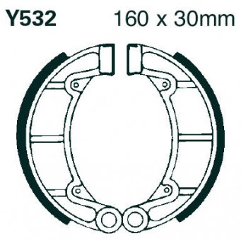 BRAKE SHOE EBC 532