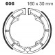 BRAKE SHOE EBC ATV 606G