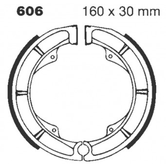 BRAKE SHOE EBC ATV 606G