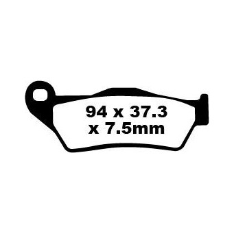 KLOCKI HAMULCOWE EBC FA181TT