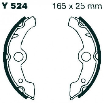 EBC BRAKE SHOE