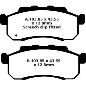 BRAKE PAD EBC FA477