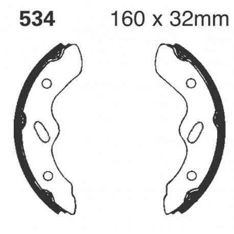 BRAKE SHOES EBC 534