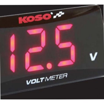 VOLT METER RED SUPER SLIM