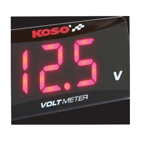 VOLT METER RED SUPER SLIM