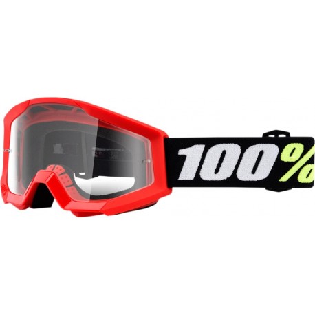 GOGGLE STRAT MINI RD/CL