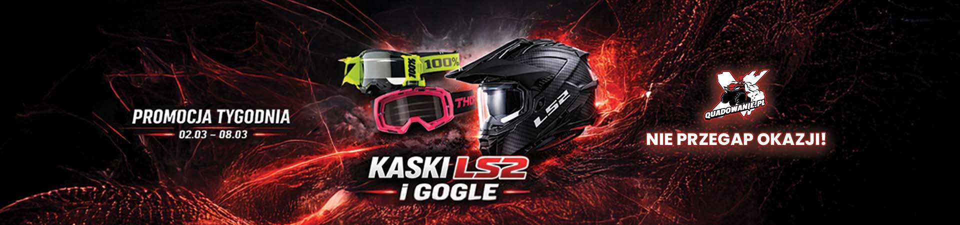 Promocje tygodnia - kaski i gogle